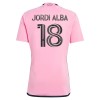 Camisolas Inter Miami CF Jordi Alba Ramos 18 1º Equipamento Principal 2024-25 Manga Curta